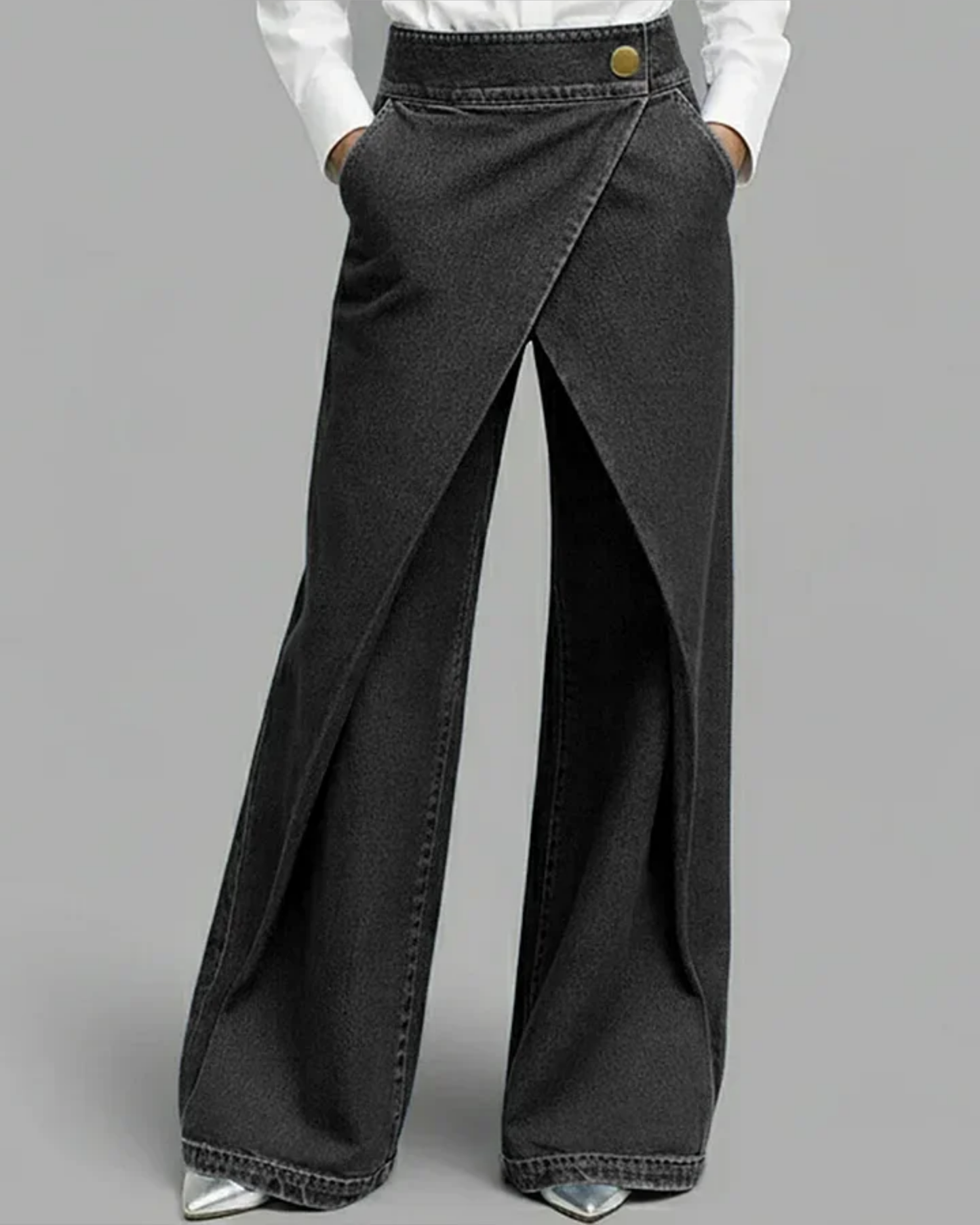 Sara™ - Pantalones vaqueros cruzados