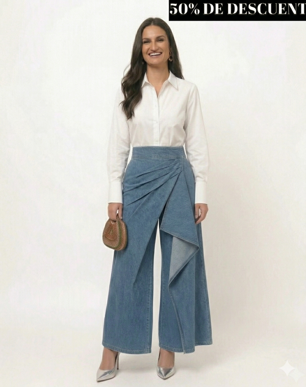 Sara™ - Pantalones vaqueros cruzados